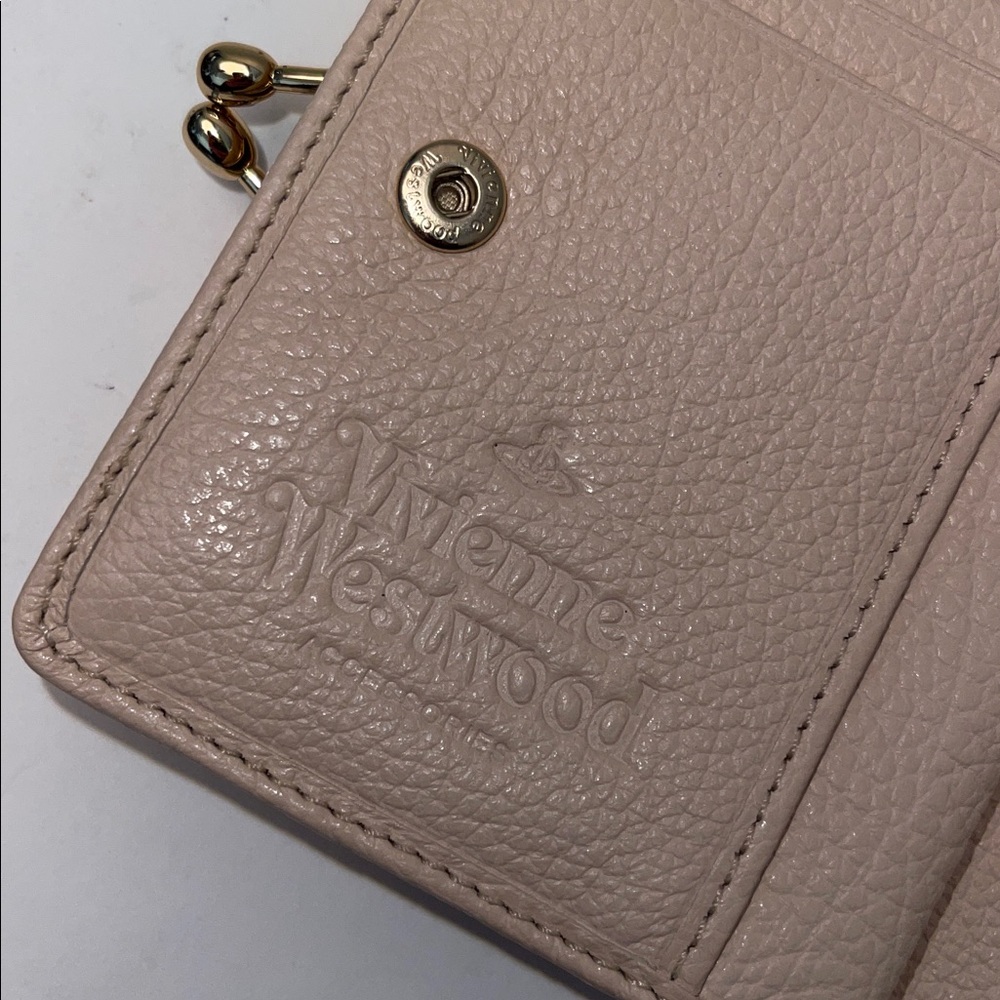 Vivienne Westwood Balmoral Small Wallet – 2015 – Powder Pink Leather – New with - Picture 10 of 11